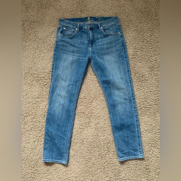 7 for all Mankind relaxed skinny jeans (size 29) - Picture 1 of 4